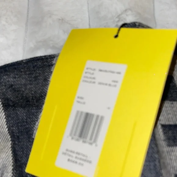 Marc Jacob’s signature black and grey denim halter top size 10 - Picture 6 of 7